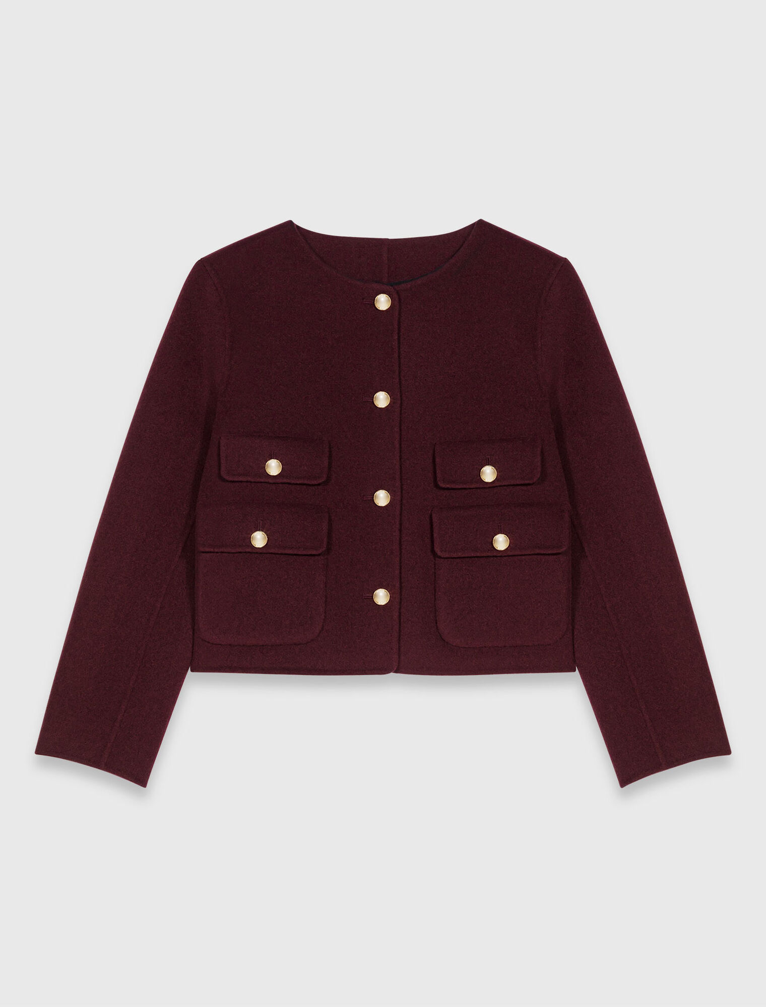 Kurze, wendbare Doubleface-Jacke
