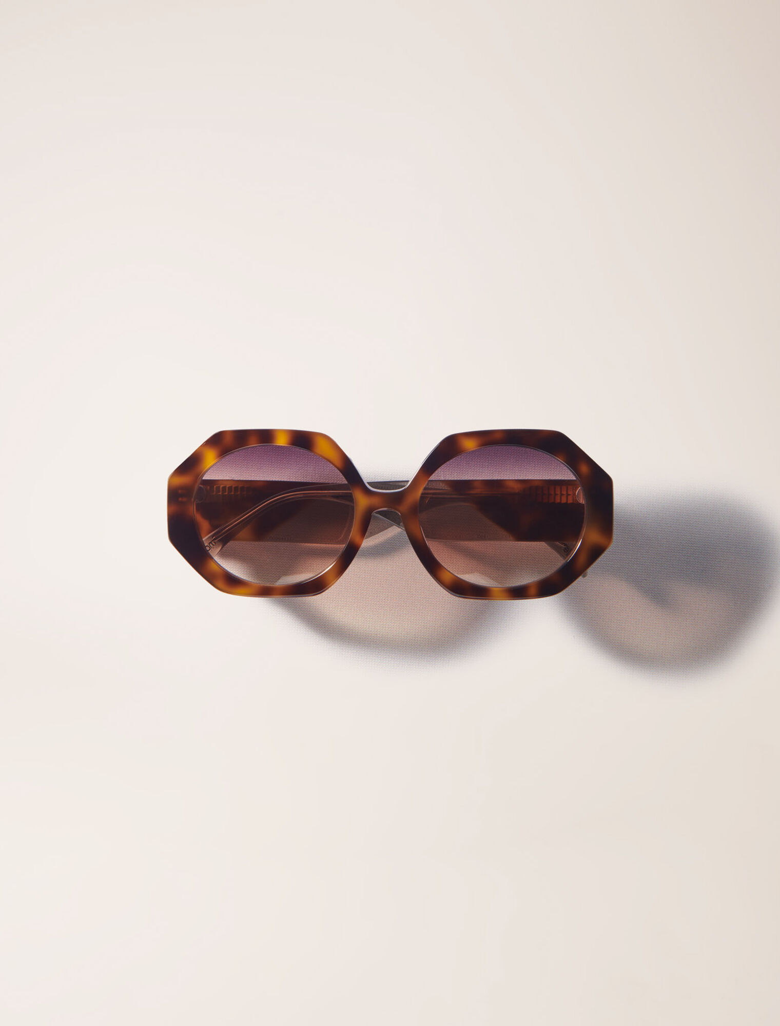 Runde Sonnenbrille aus Acetat