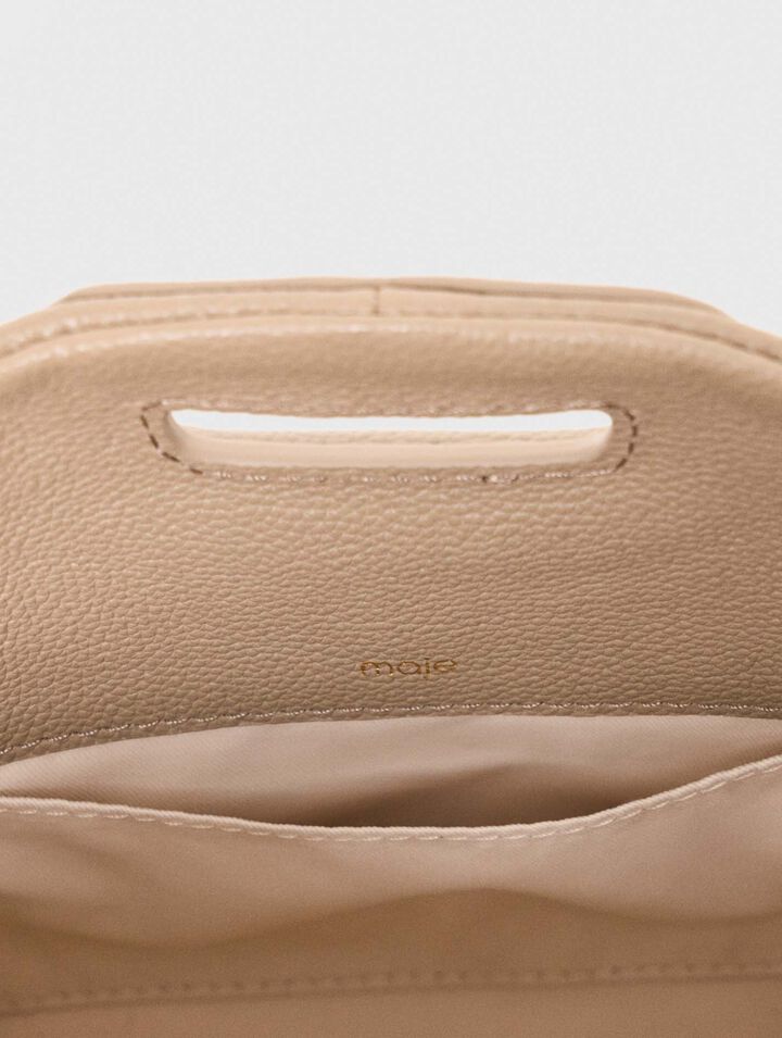 Tasche Miss M Mini, genarbtes Leder
