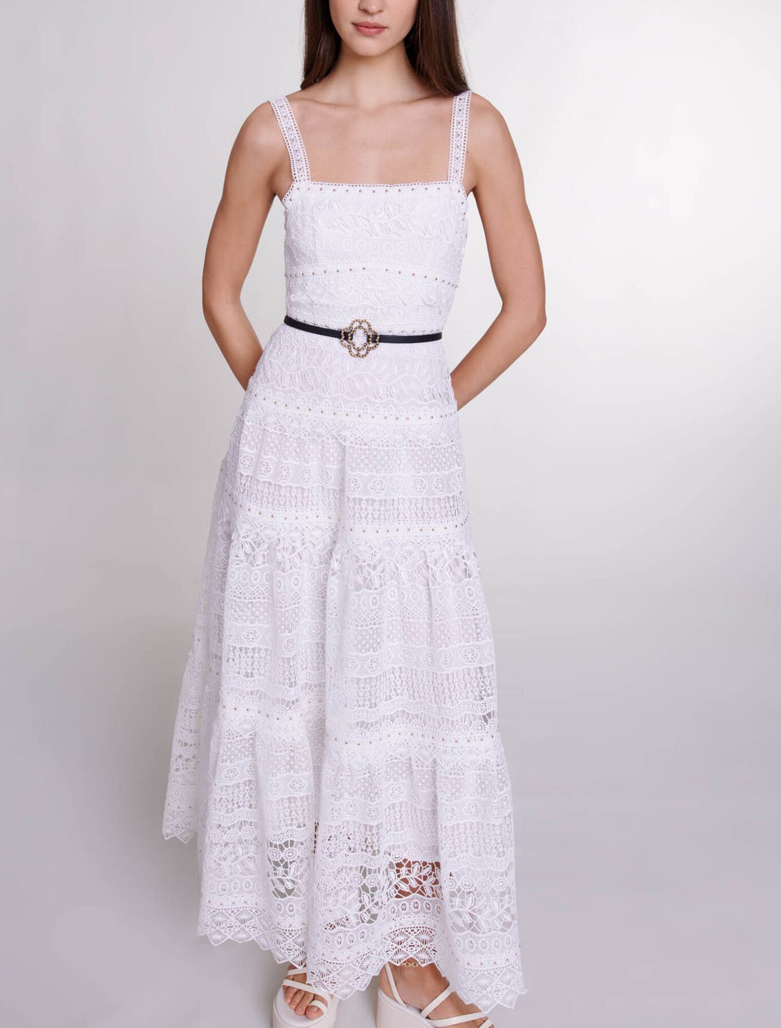 Clover-Gürtel mit Perlen