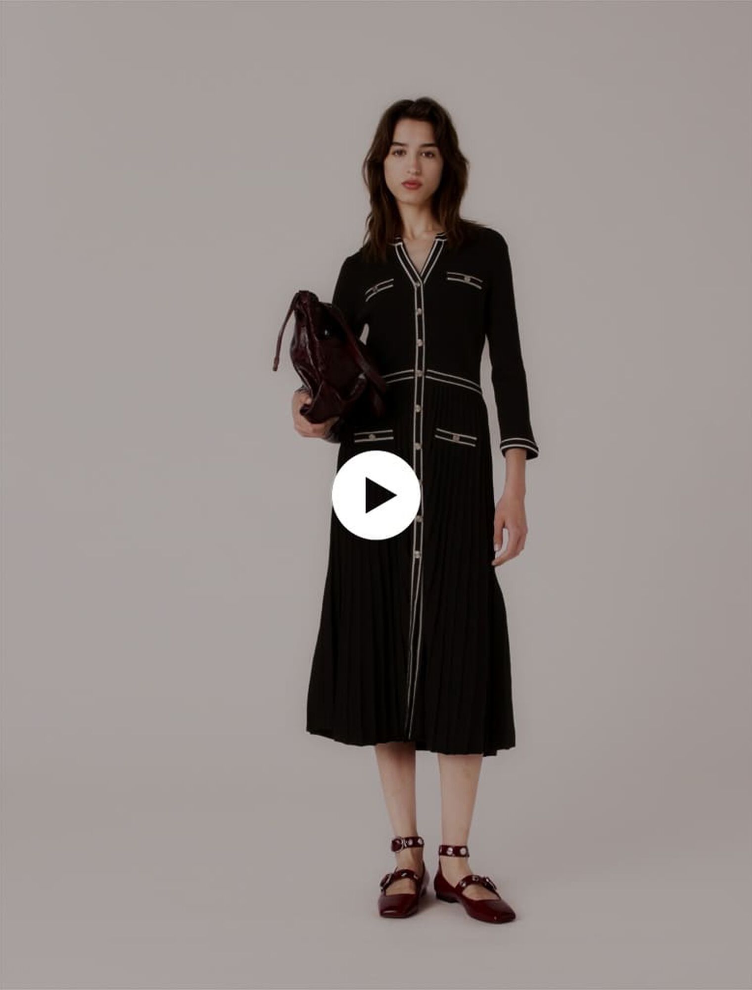 Midikleid aus Strick
