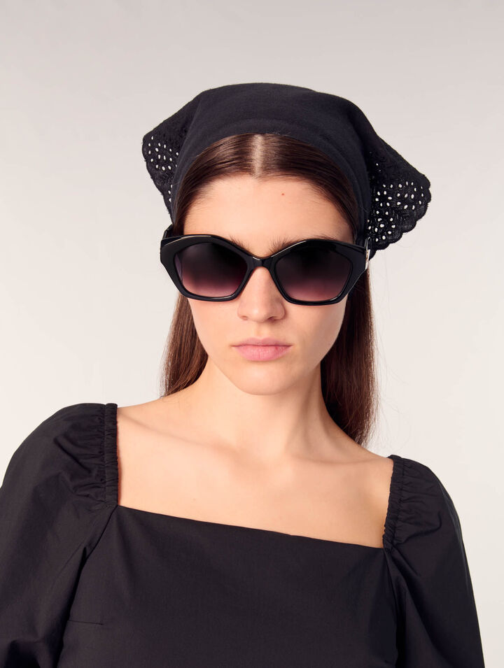 Cat-Eye-Sonnenbrille aus Acetat