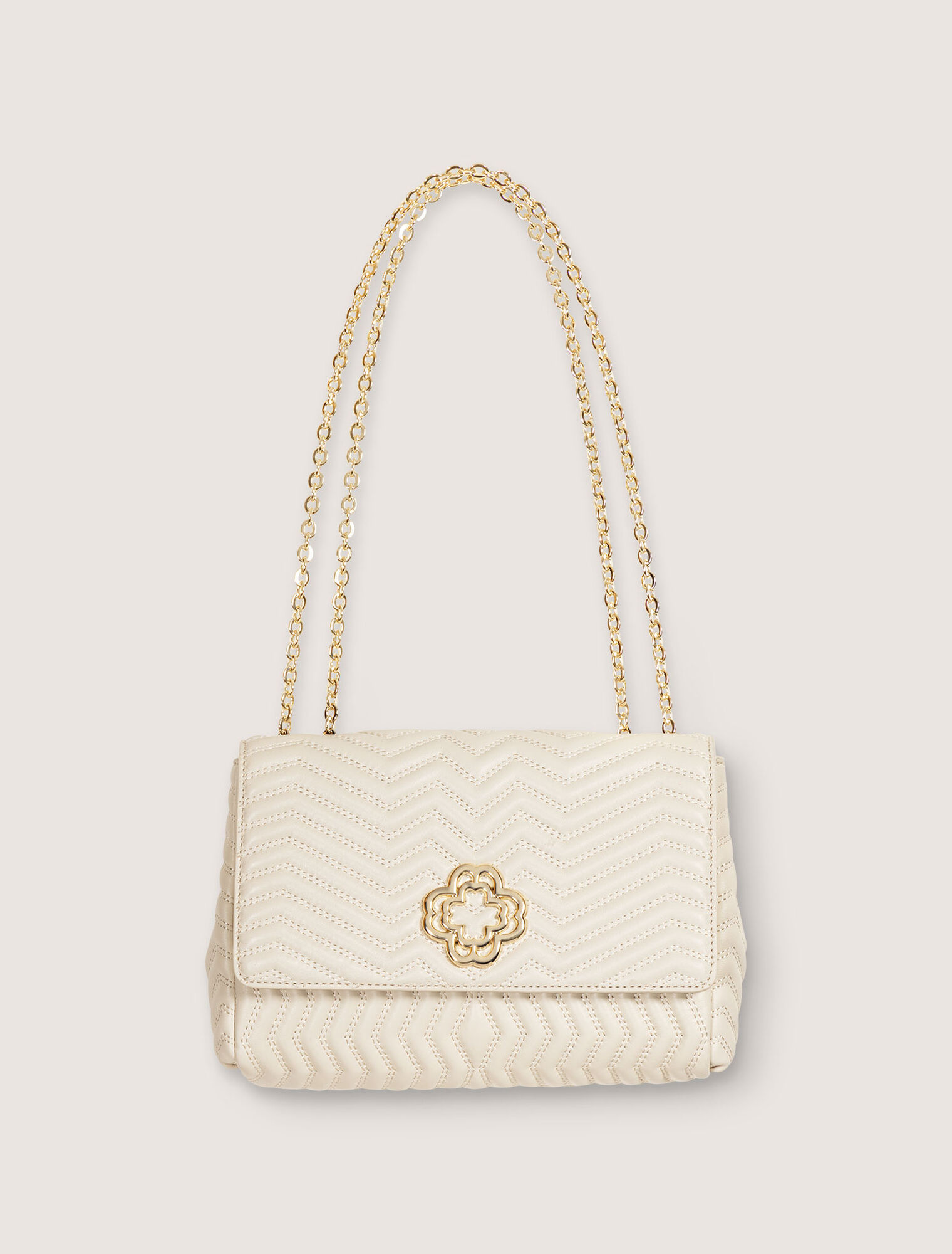 Lederhandtasche mit Kette