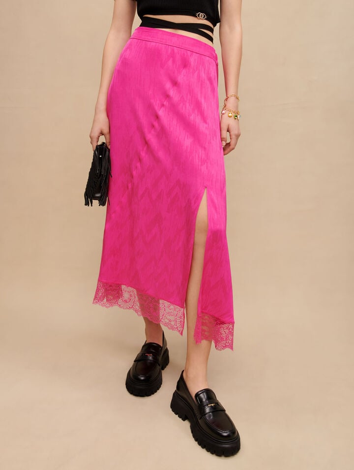 Mokassins aus Leder mit Plateau