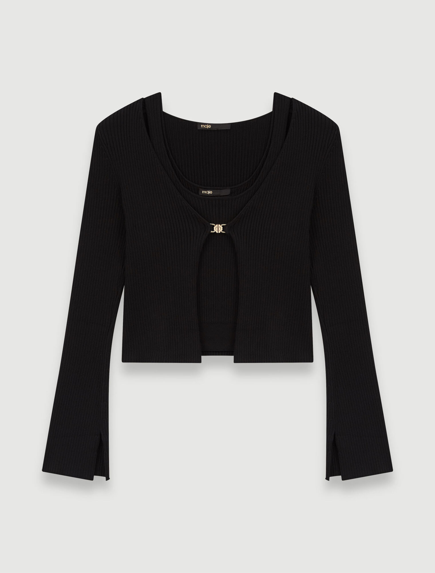 TWINSET AUS STRICK MIT STRETCH-ANTEIL