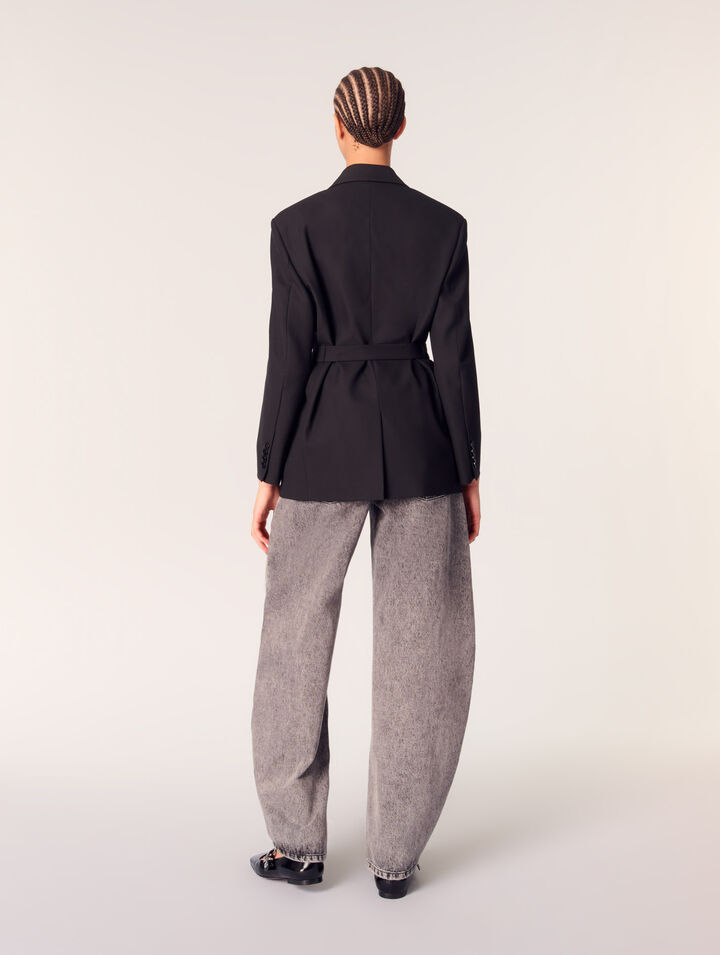Kostümjacke mit Gürtel