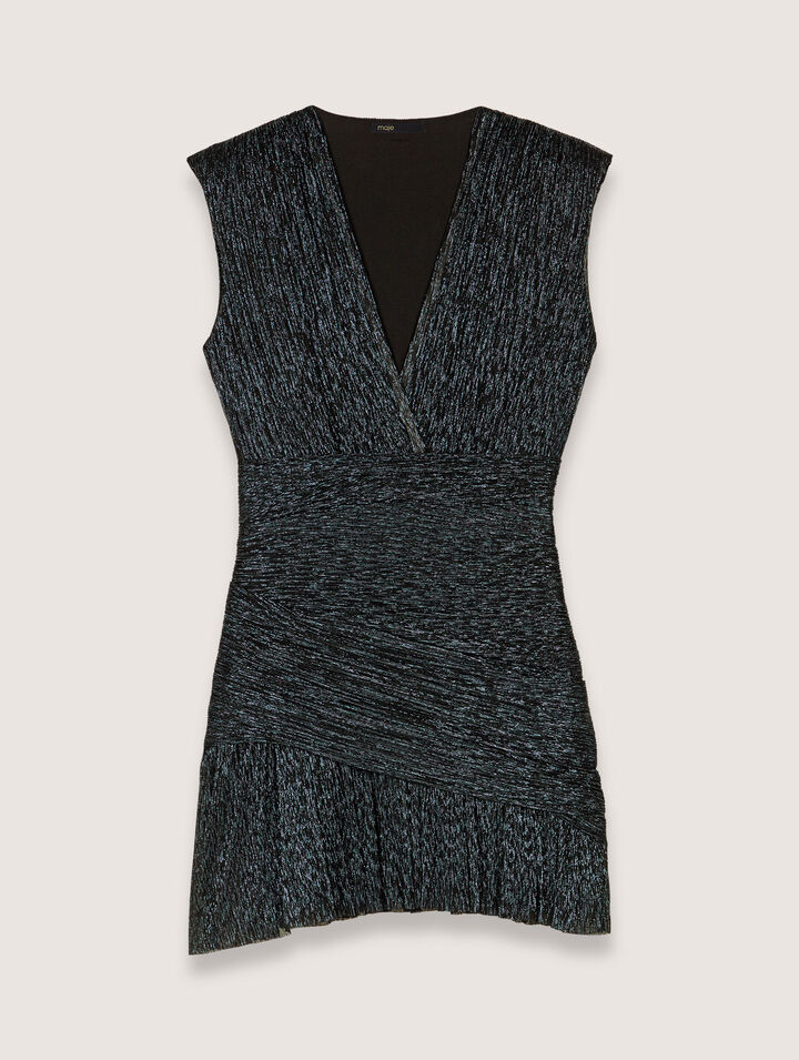 Kurzes Metallic-Kleid