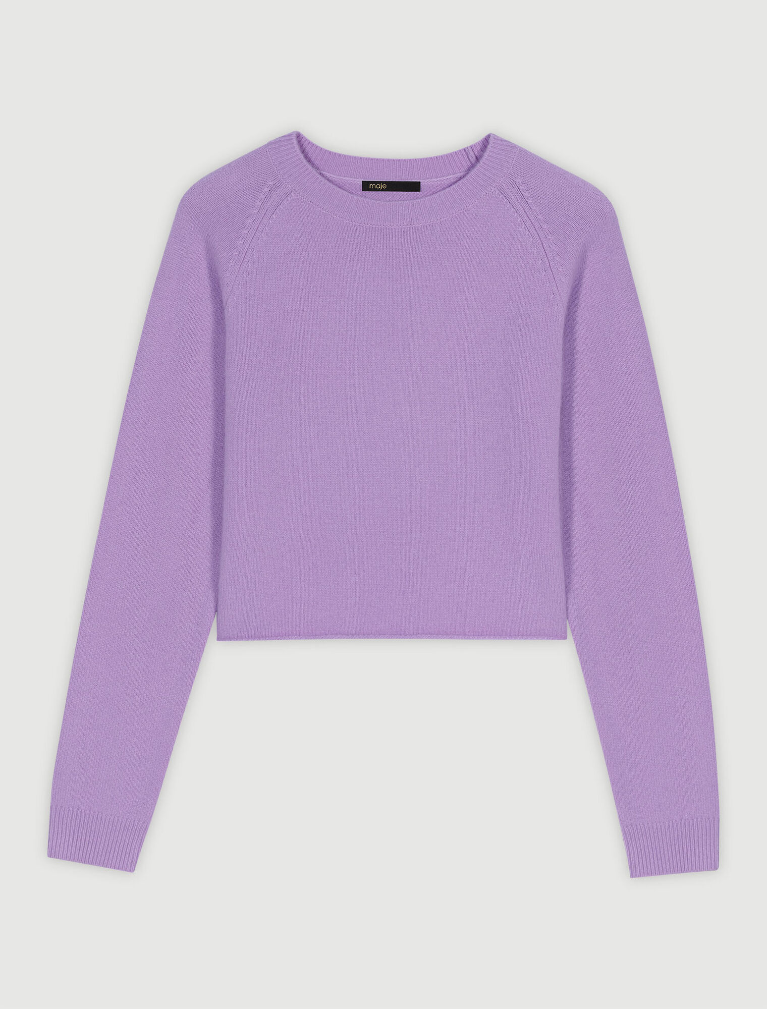 Kurzer Kaschmirpullover