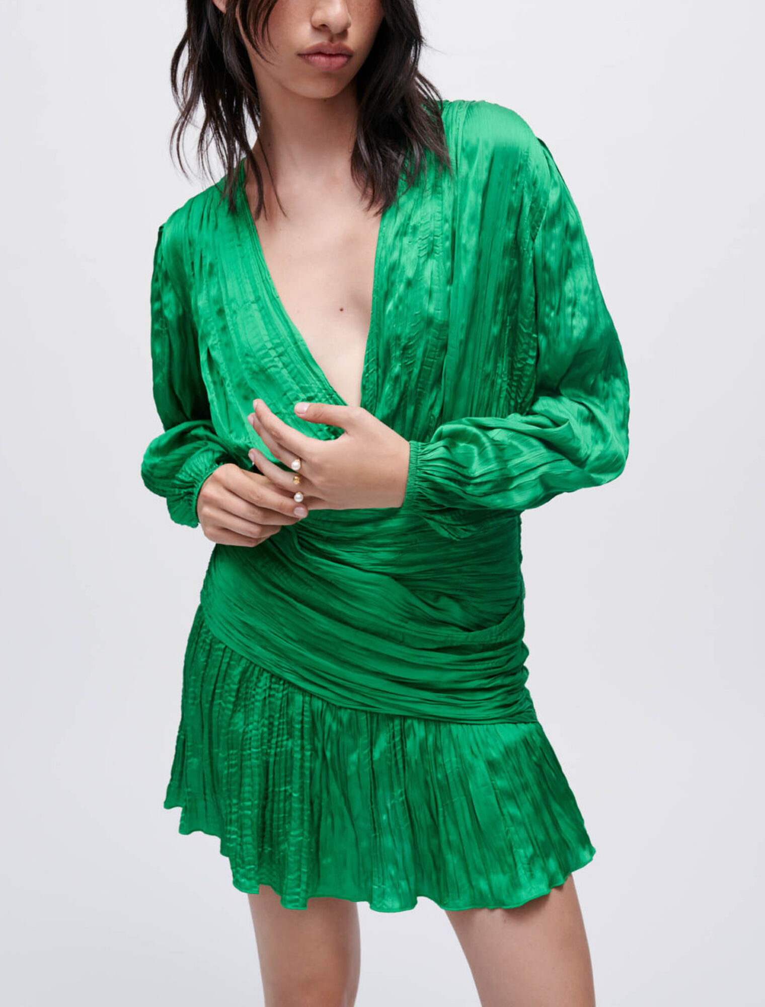 Körpernahes Kleid aus Lamé