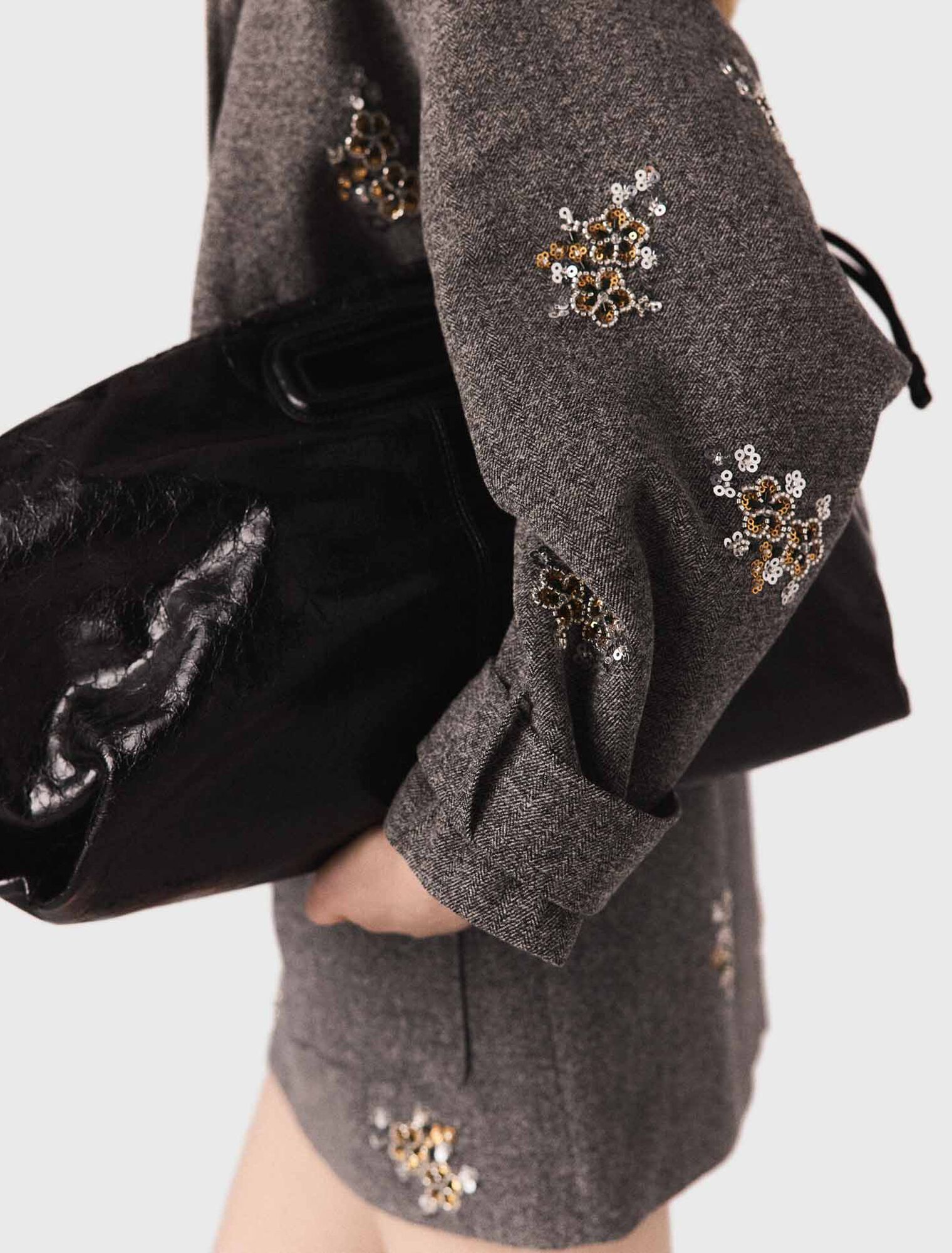 Bestickte Bomberjacke