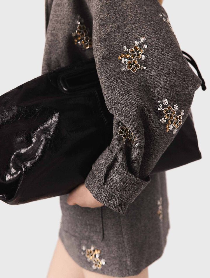 Bestickte Bomberjacke