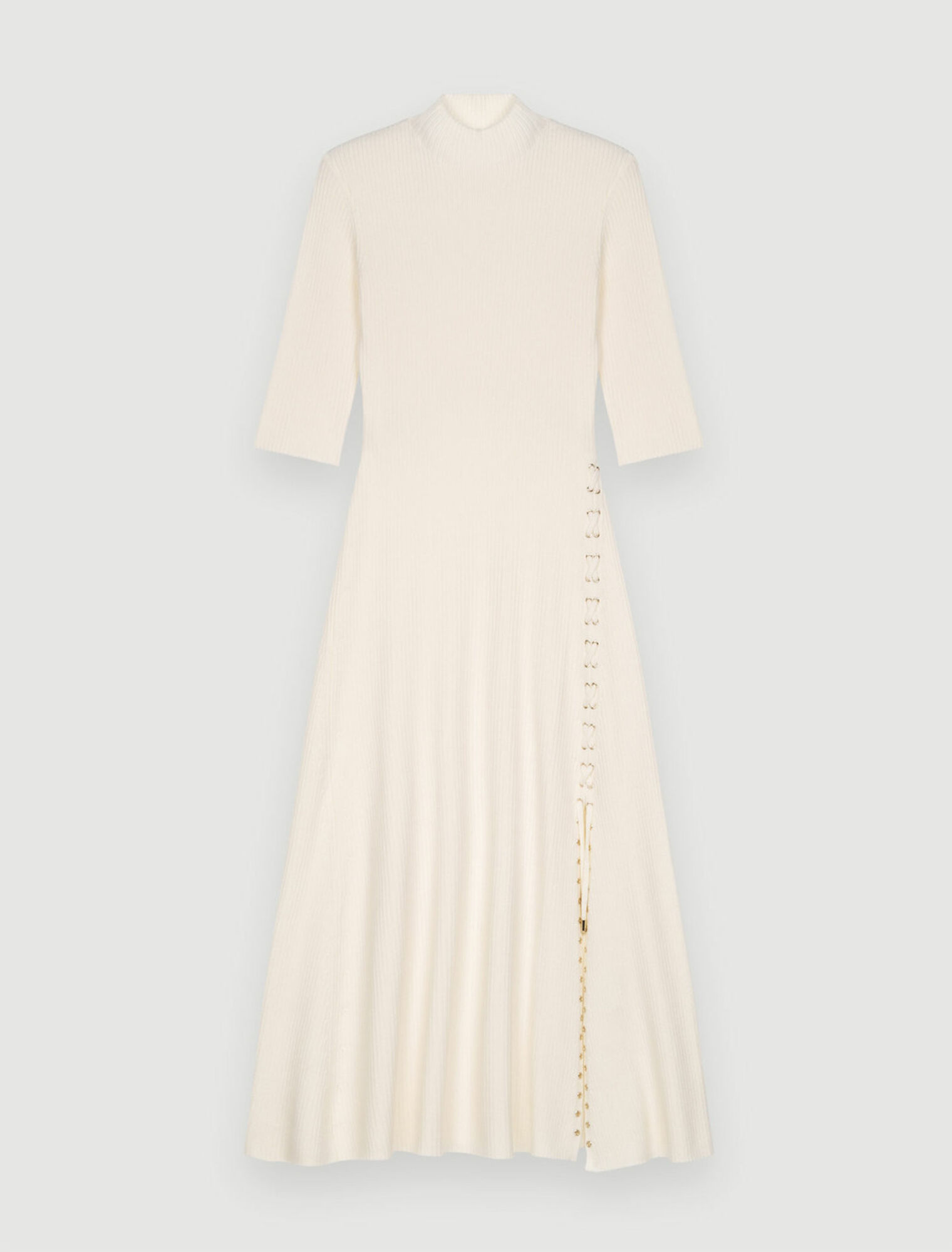 Strickkleid mit Rippenmuster