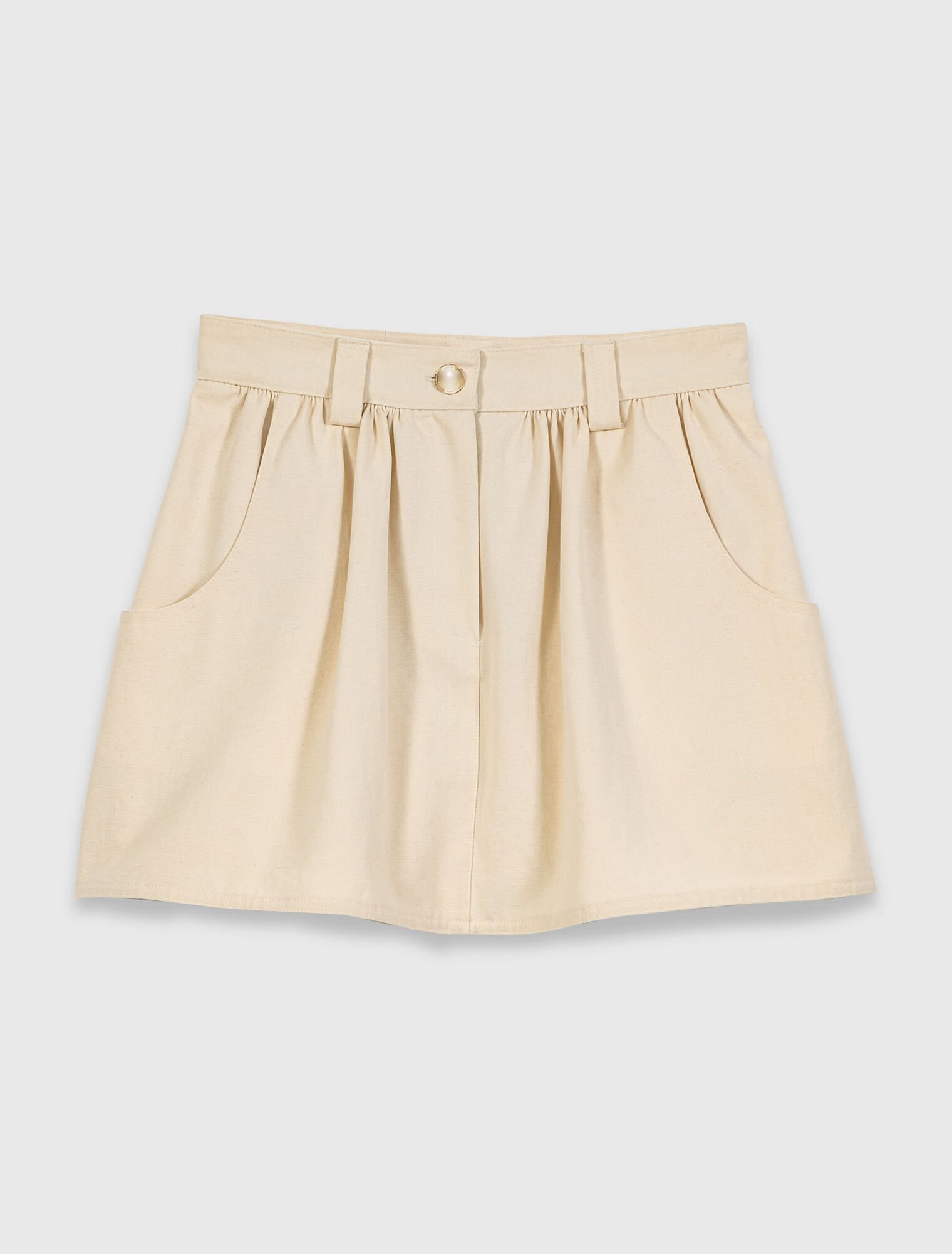 Trompe-l'Oeil-Shorts aus Baumwolle