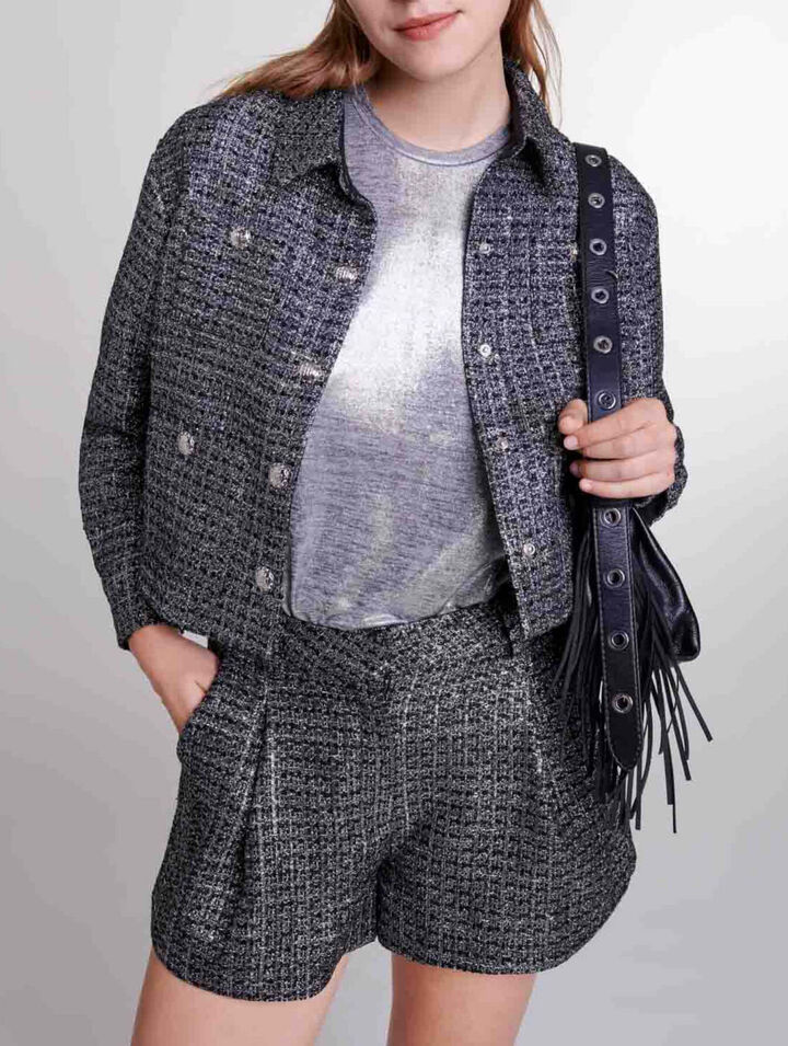 Tweed-Jacke