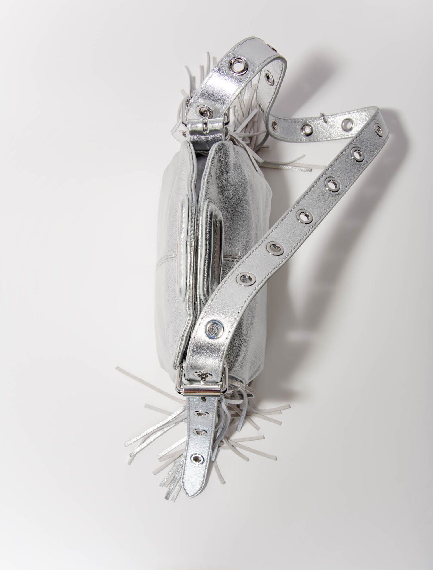 Tasche Miss M Mini, Metallic-Leder