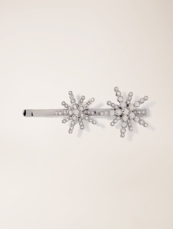 Haarspange mit Strass-Sternen