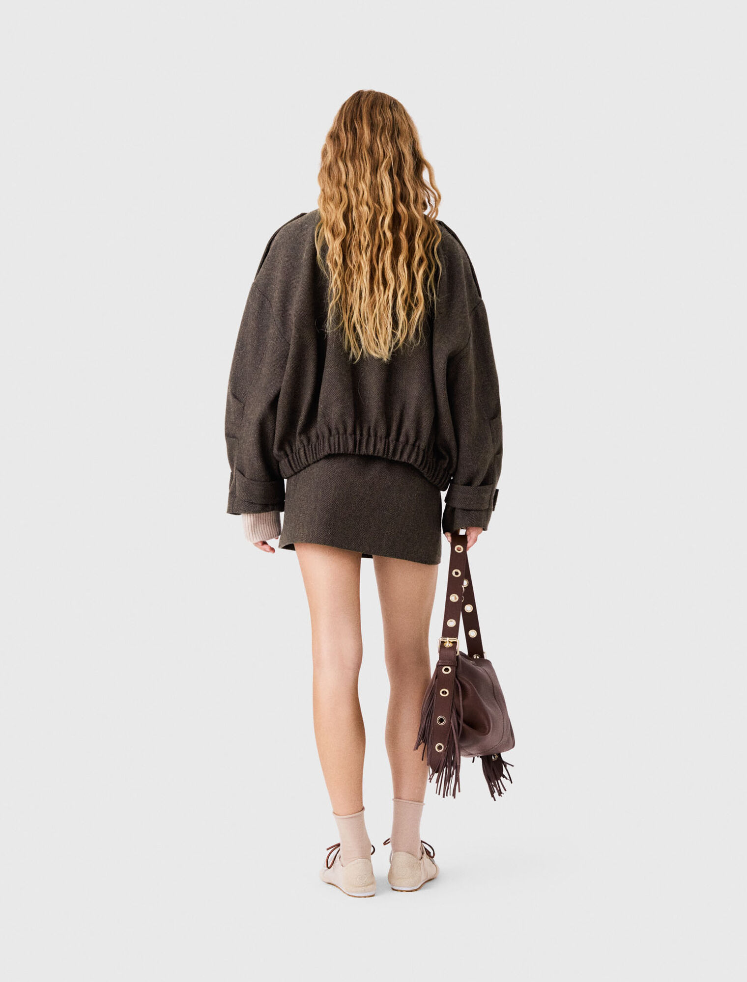 Oversize-Wollblouson