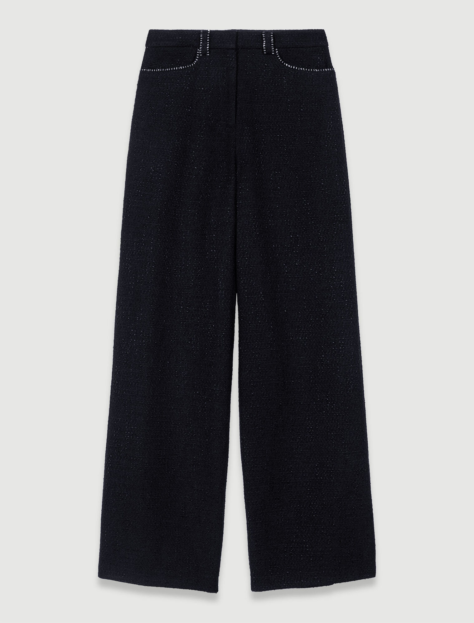 Weite Tweed-Hose
