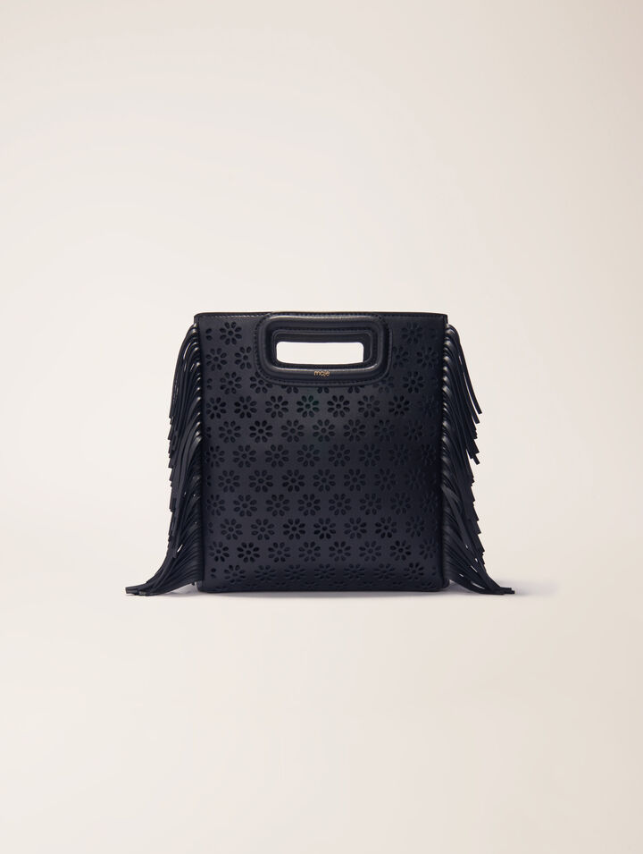 Tasche M aus perforiertem Leder