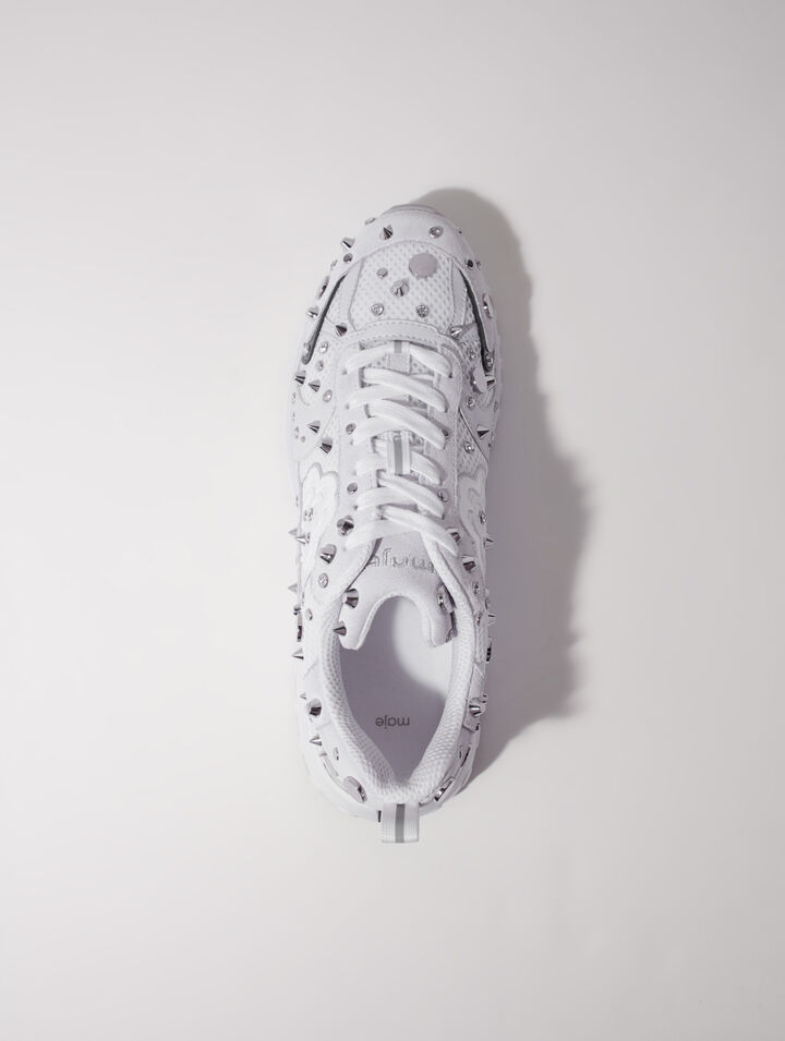 M Sneakers mit Nieten