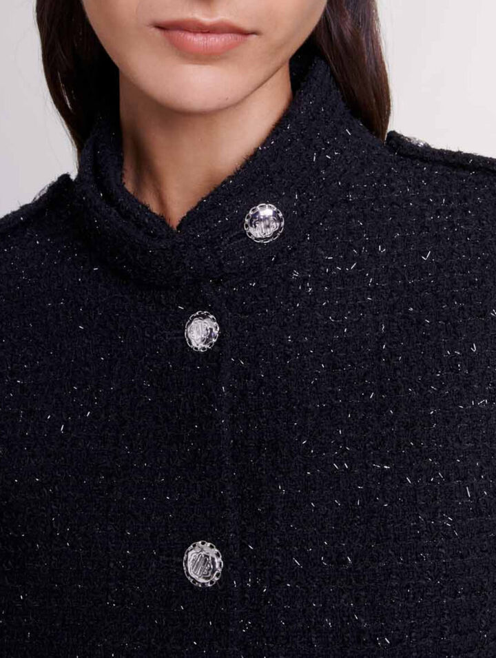 Short tweed jacket