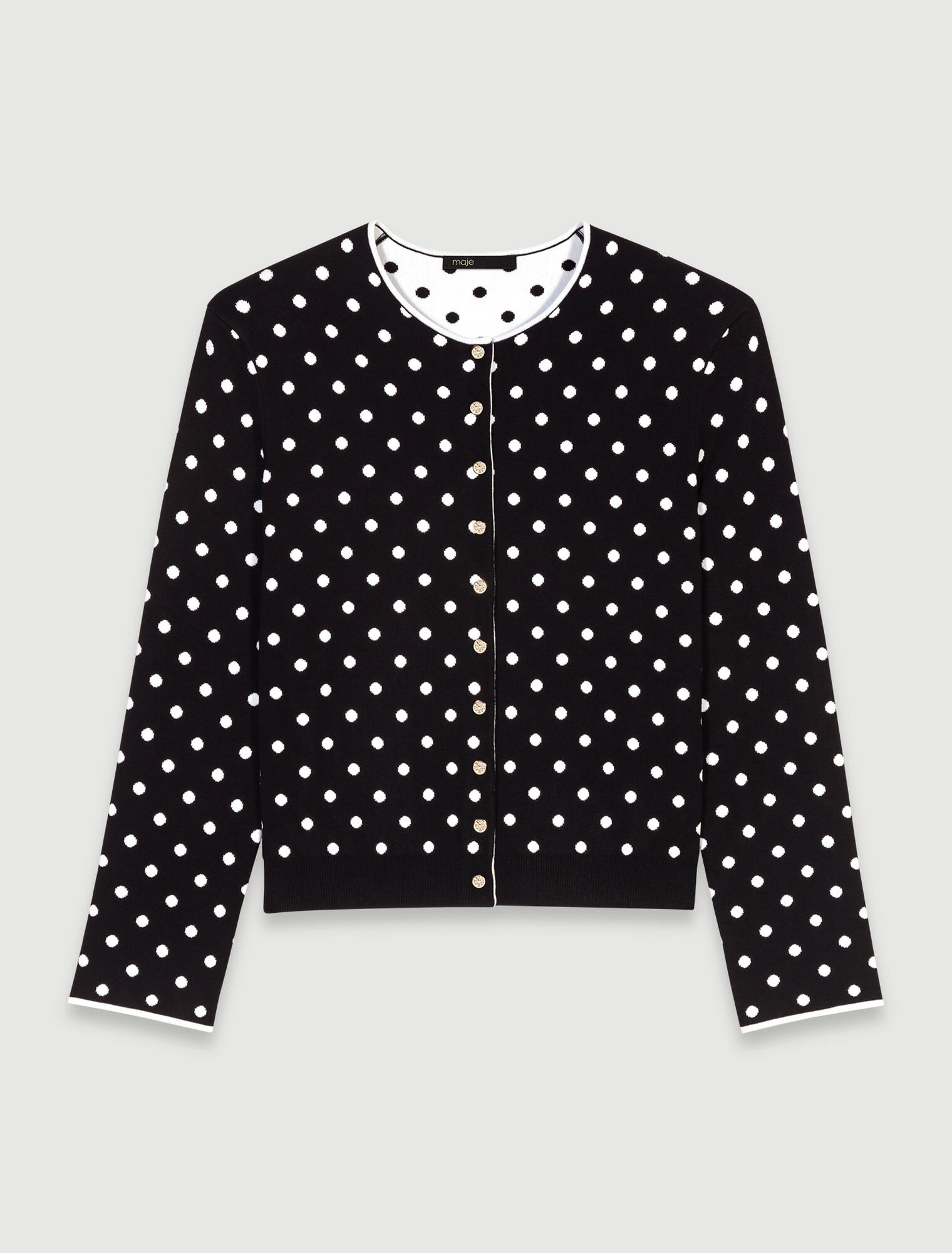 Cardigan aus Jacquard-Strick