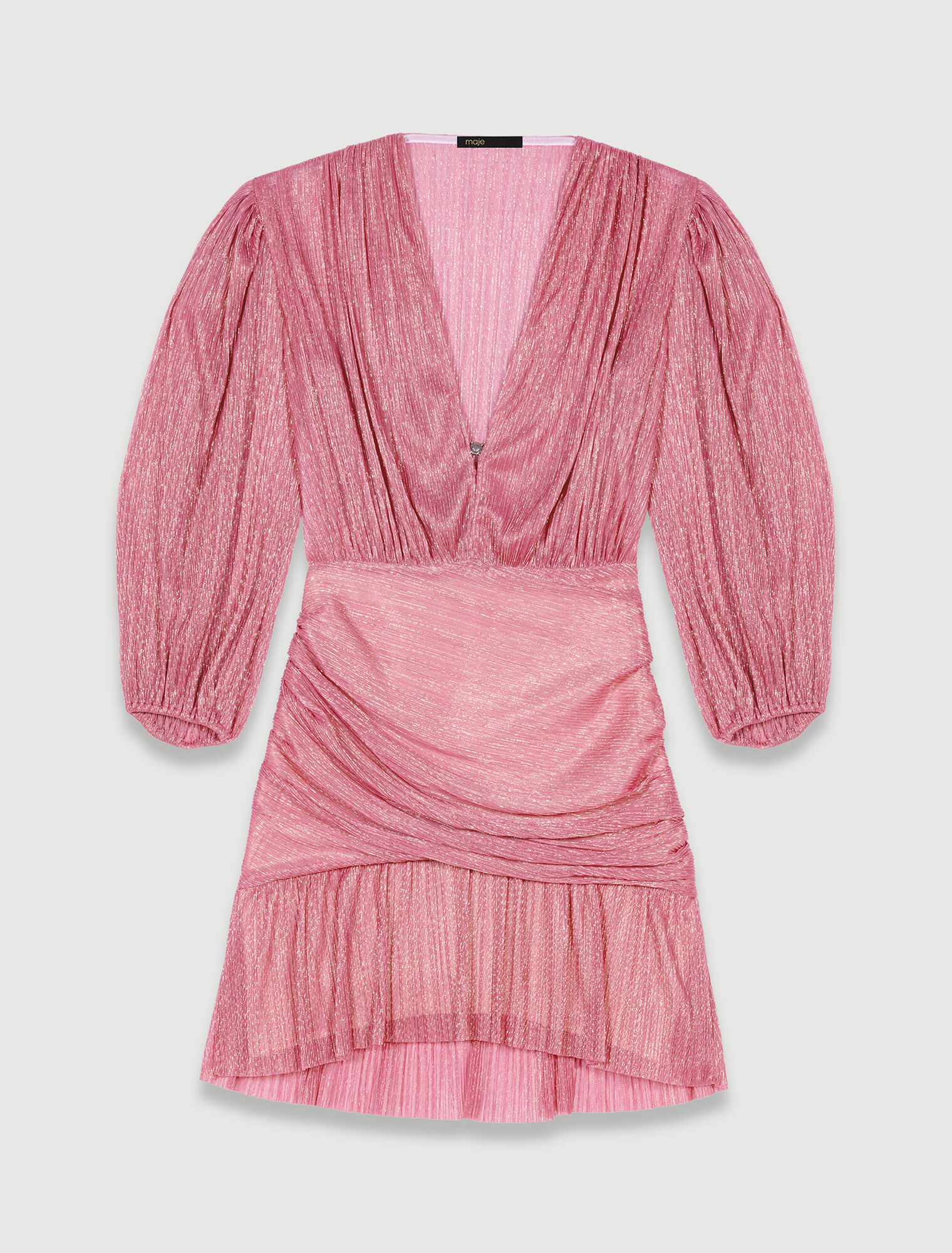 Kurzes Lamé-Kleid