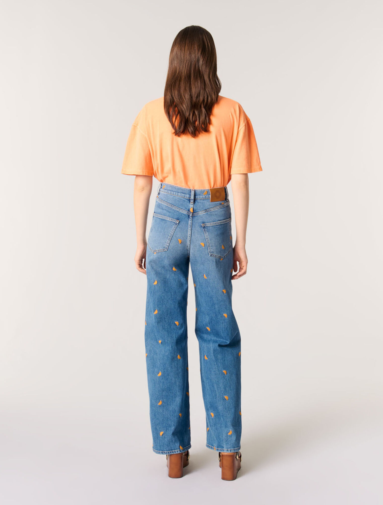 Bestickte Jeans