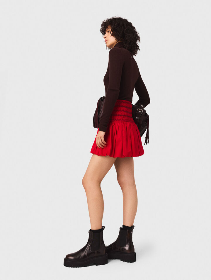 Pullover aus Wolle und Seide