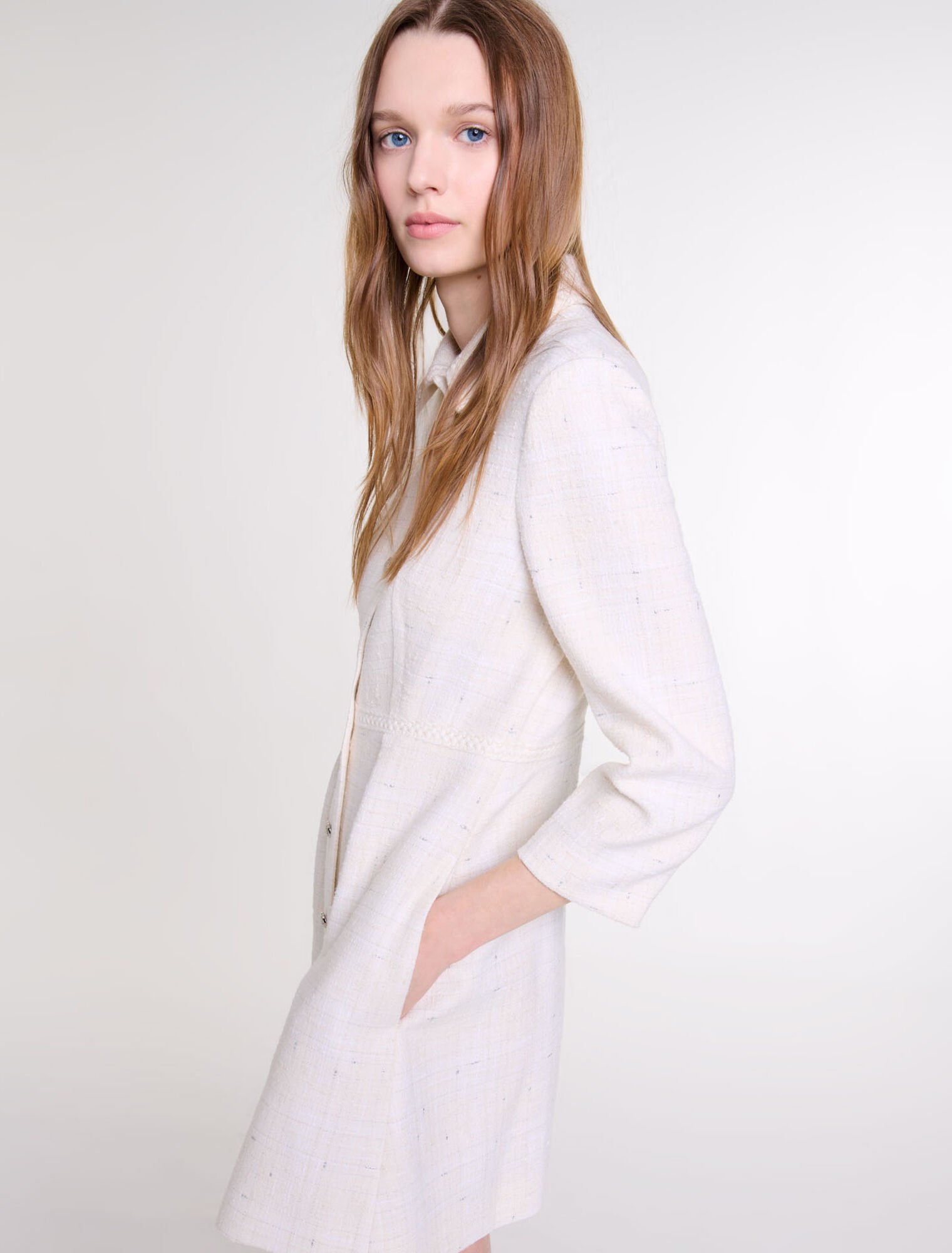 Kurzes Tweedkleid