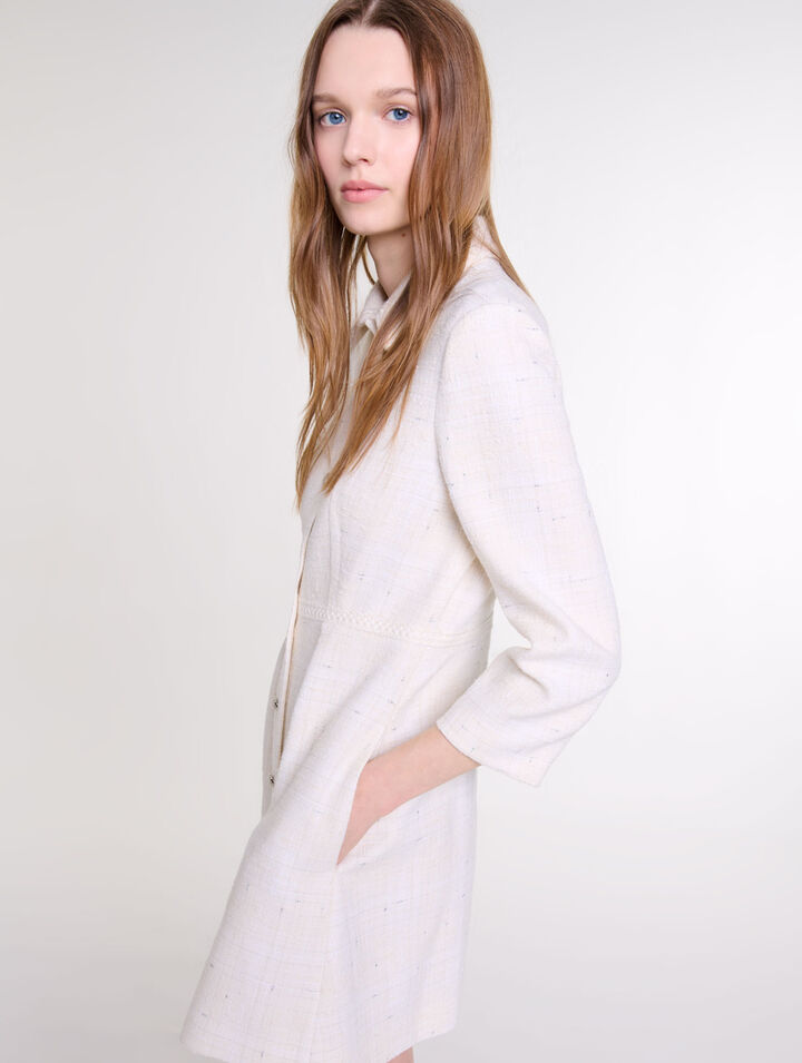 Kurzes Tweedkleid