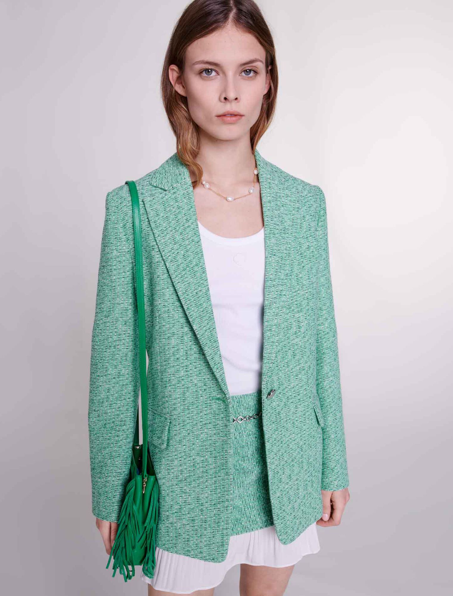 Tweed-Jacke