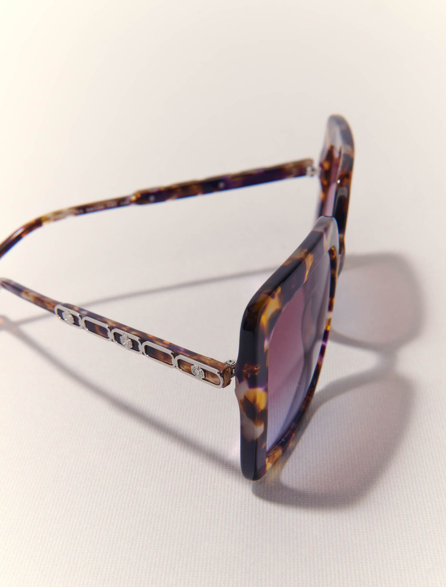 Eckige Sonnenbrille aus Acetat