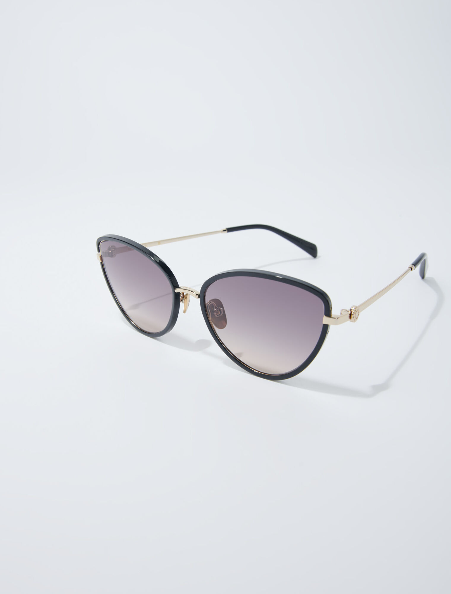 Cat-Eye-Sonnenbrille aus Metall