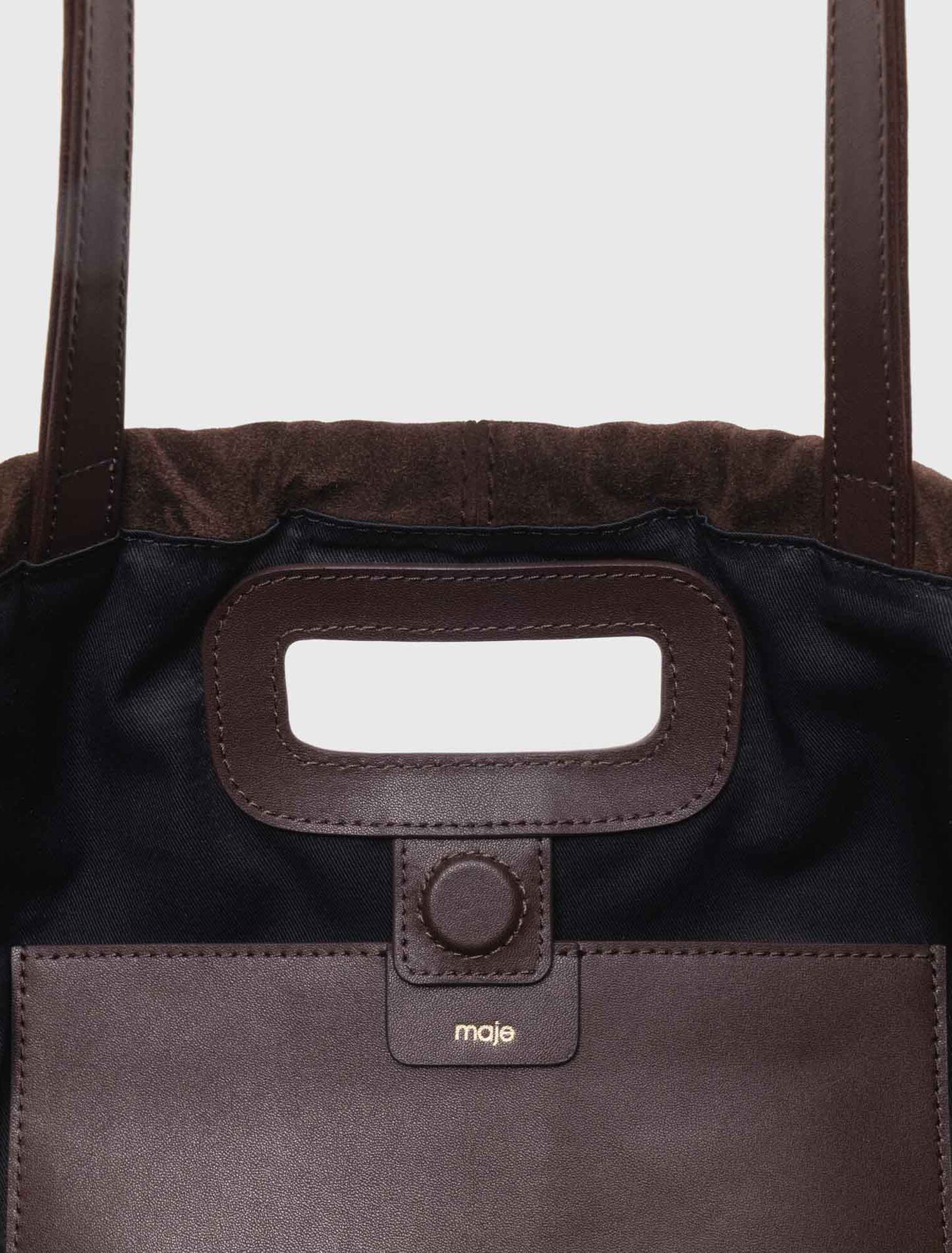M Tote-Bag aus Wildleder