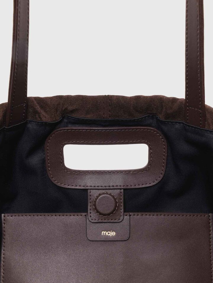 M Tote-Bag aus Wildleder