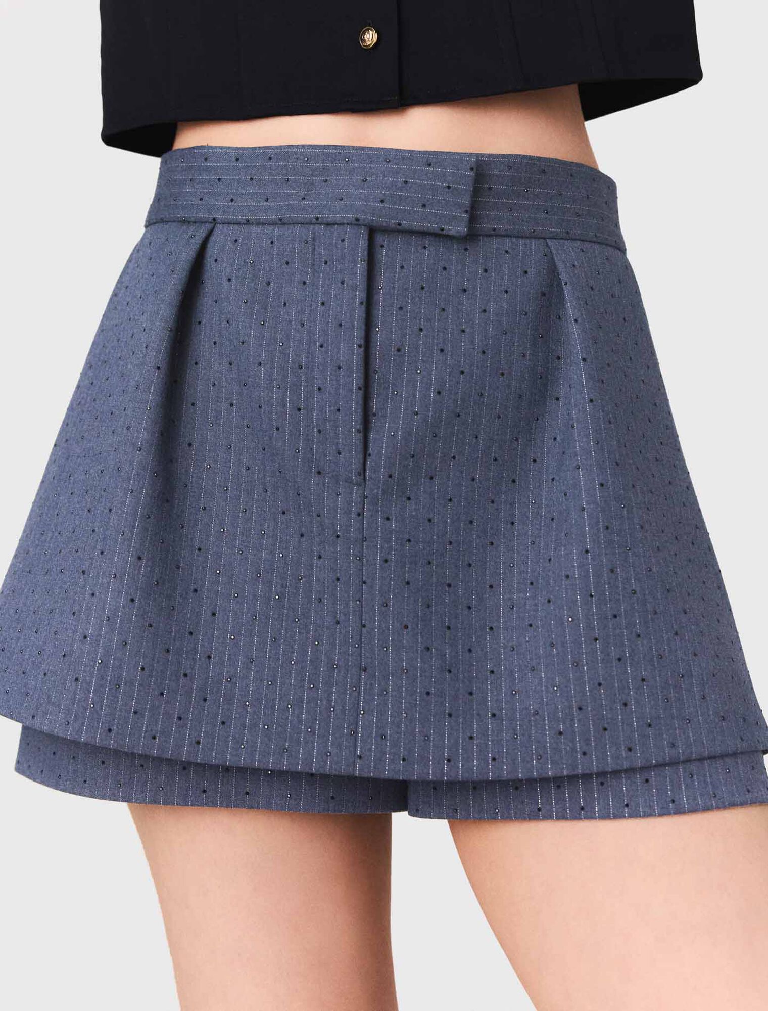 Shorts mit Strass