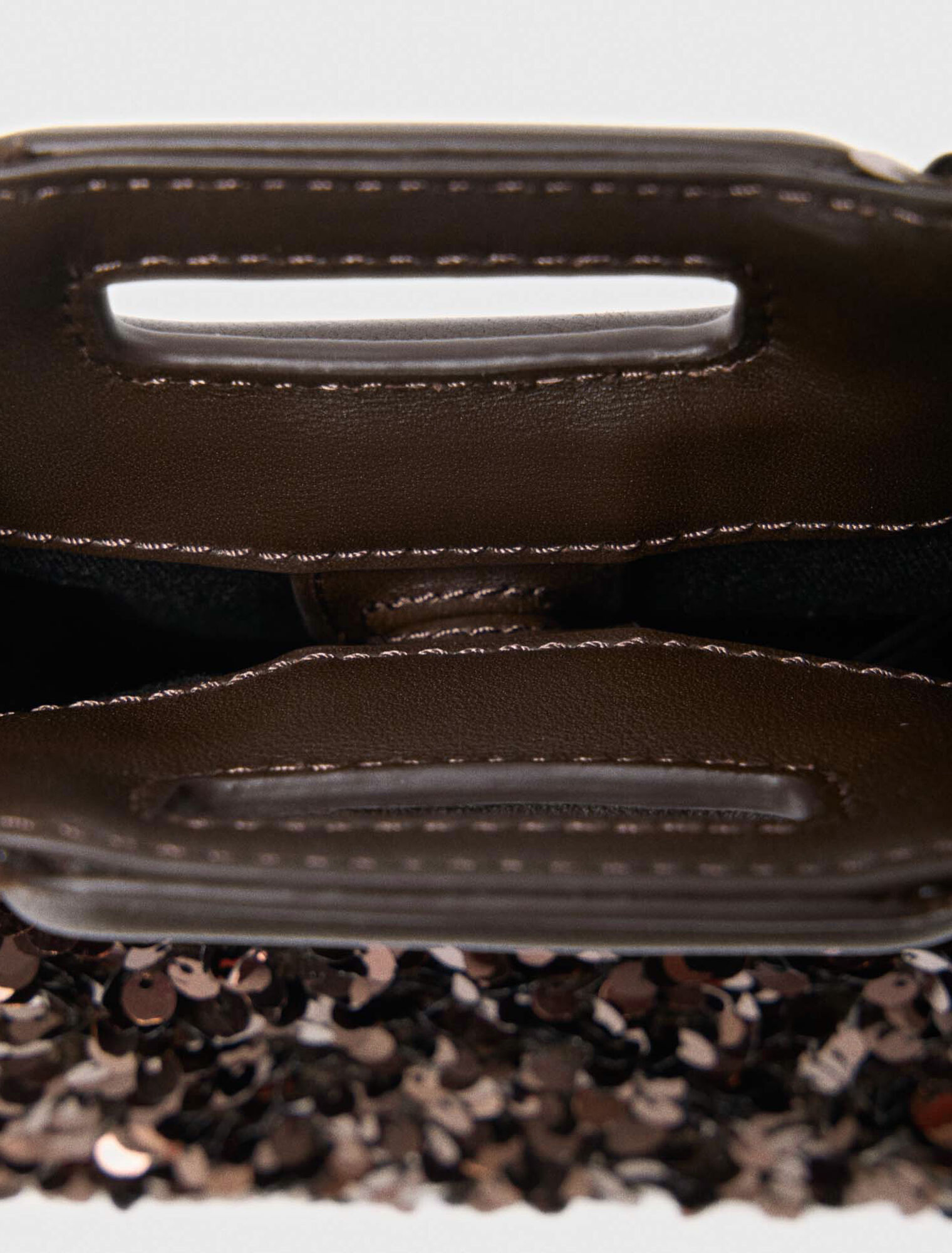 Tasche M Mini mit Pailletten