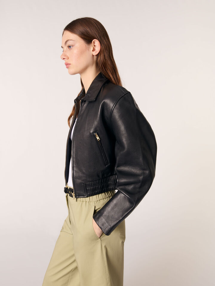 Lederblouson