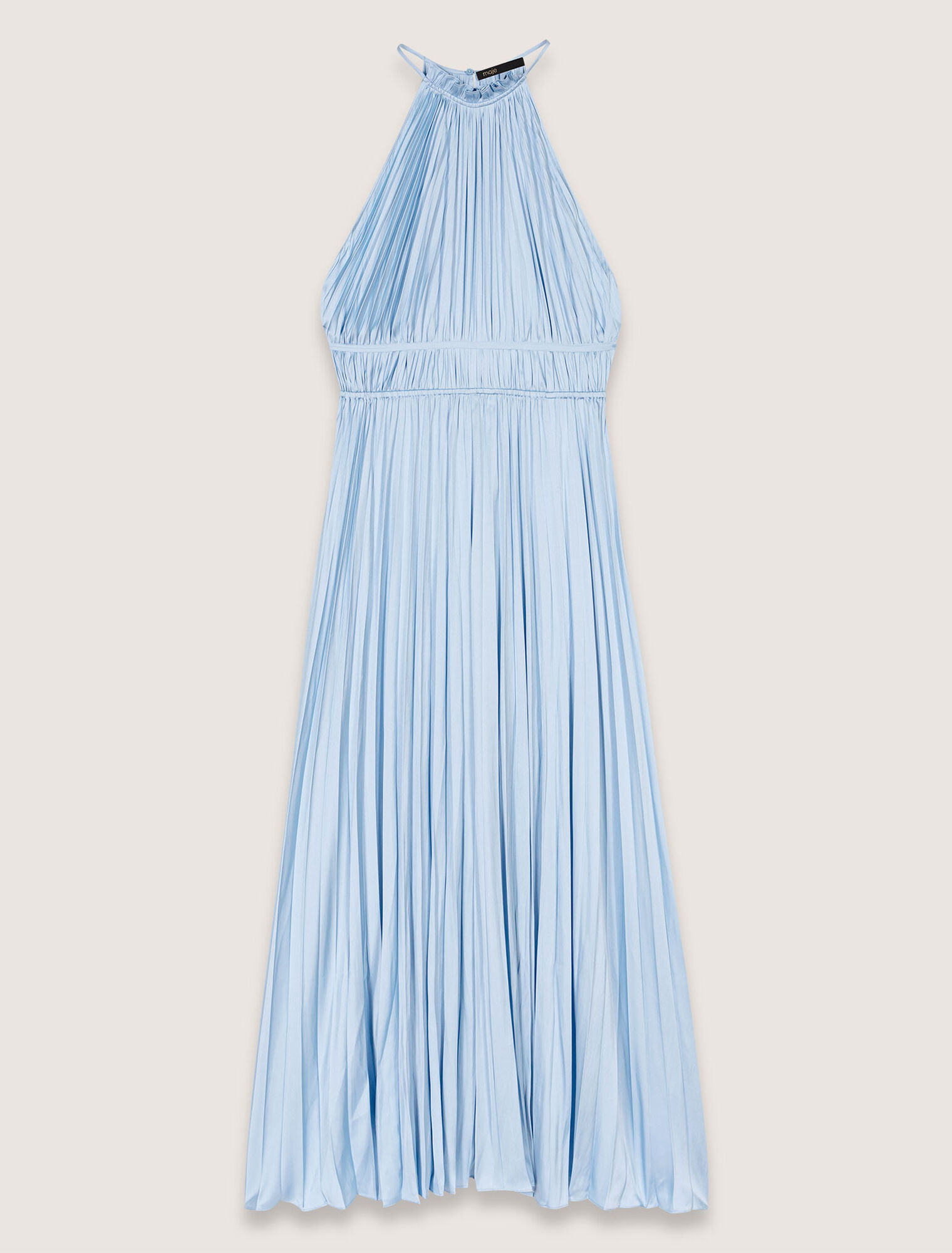 Langes plissiertes Kleid
