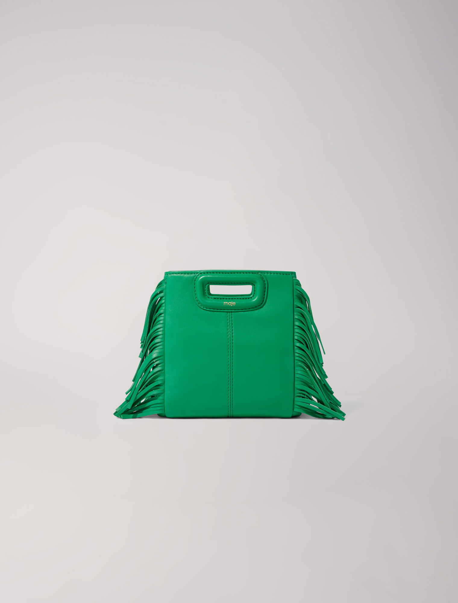 Lederhandtasche mit Kette