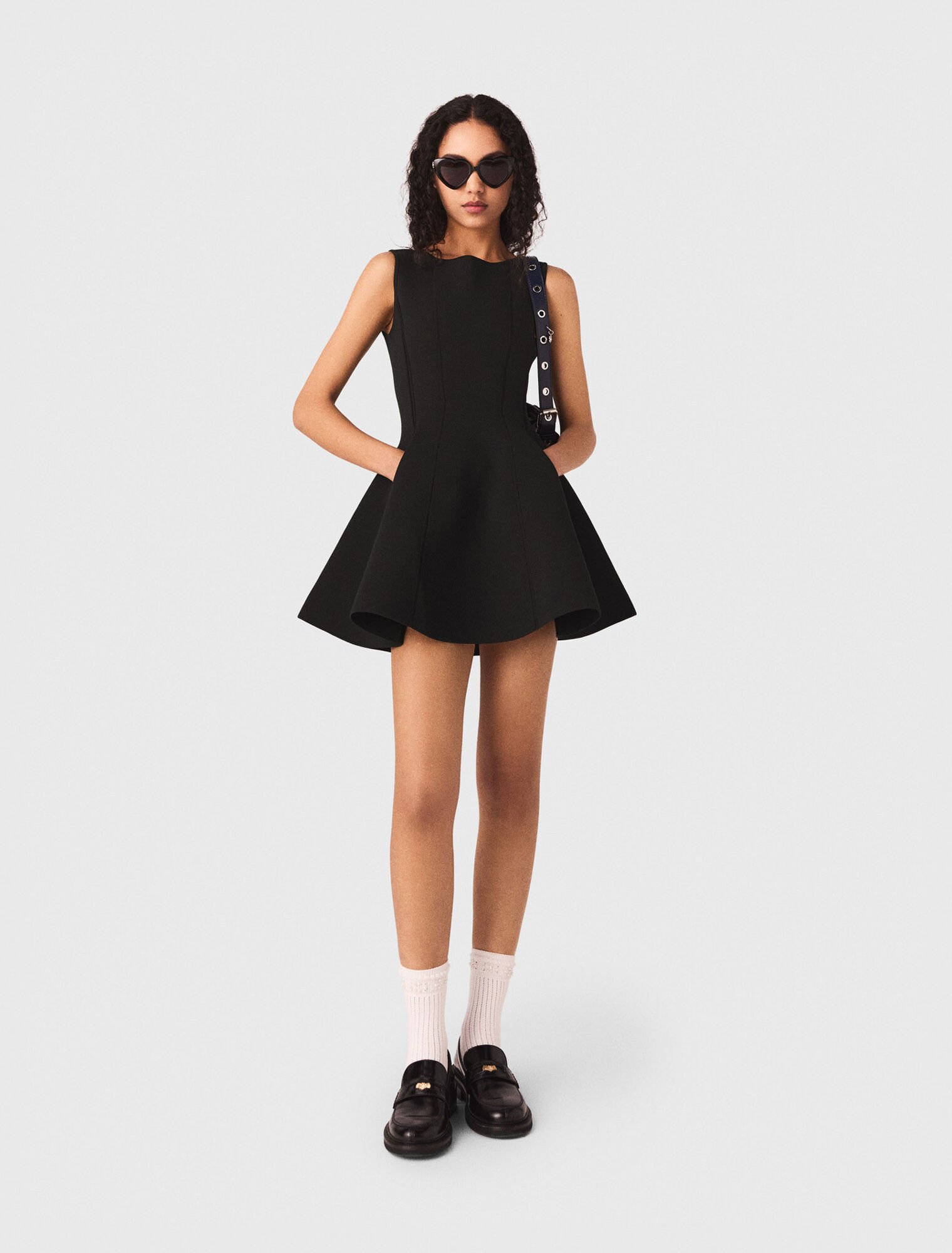 Skaterkleid mit Schmuckknoten