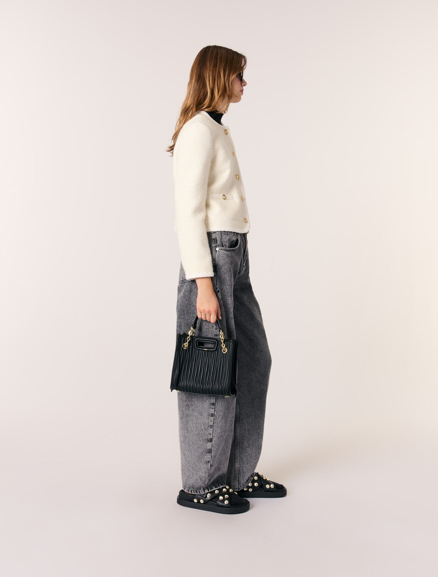 Kurze Tweedjacke