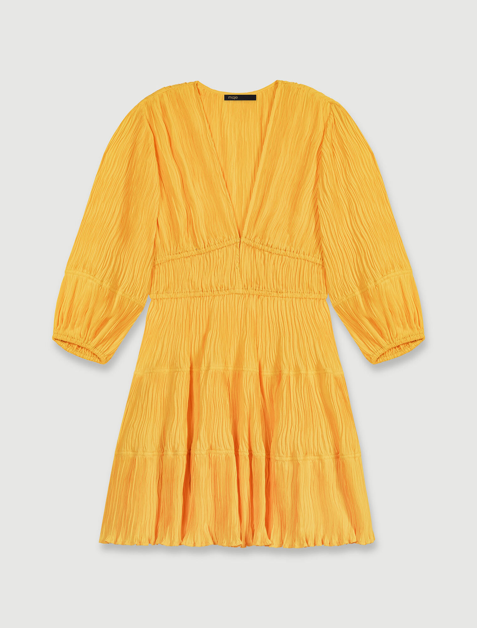 Kurzes gerafftes Kleid