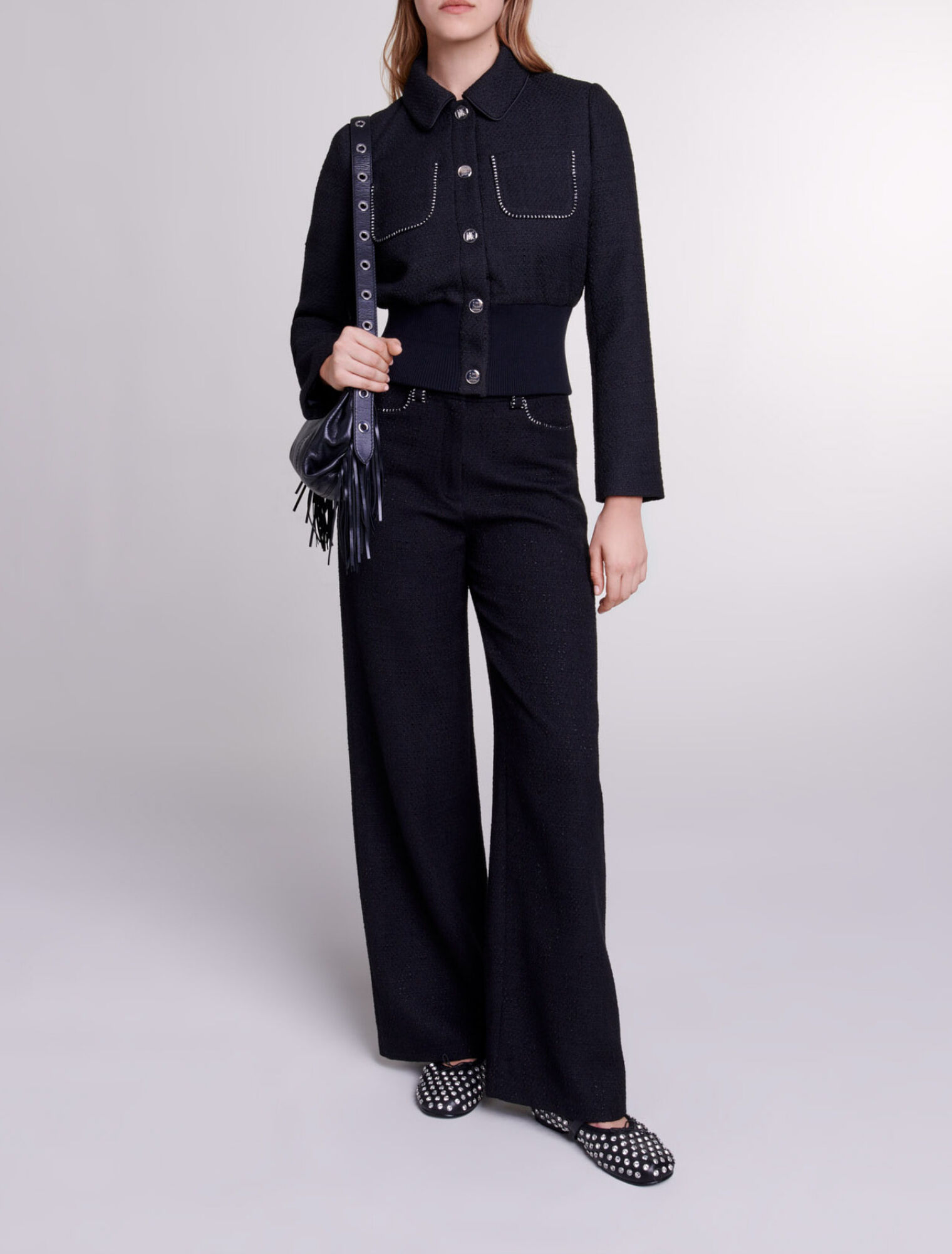 Tweed-Jacke
