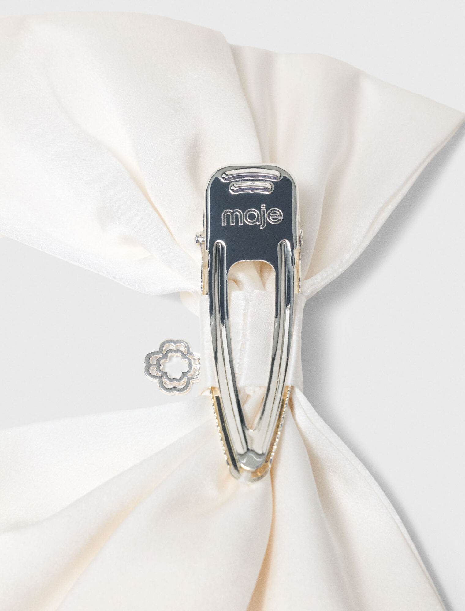 Haarspange Satinschleife