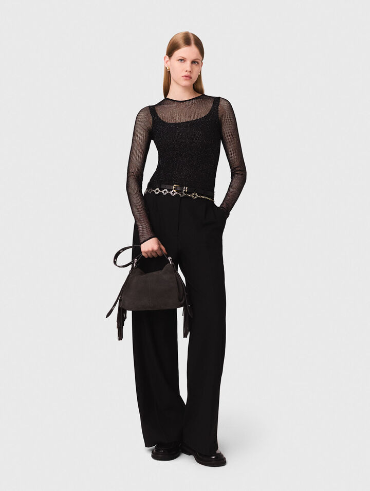 Strass-Top aus Jersey