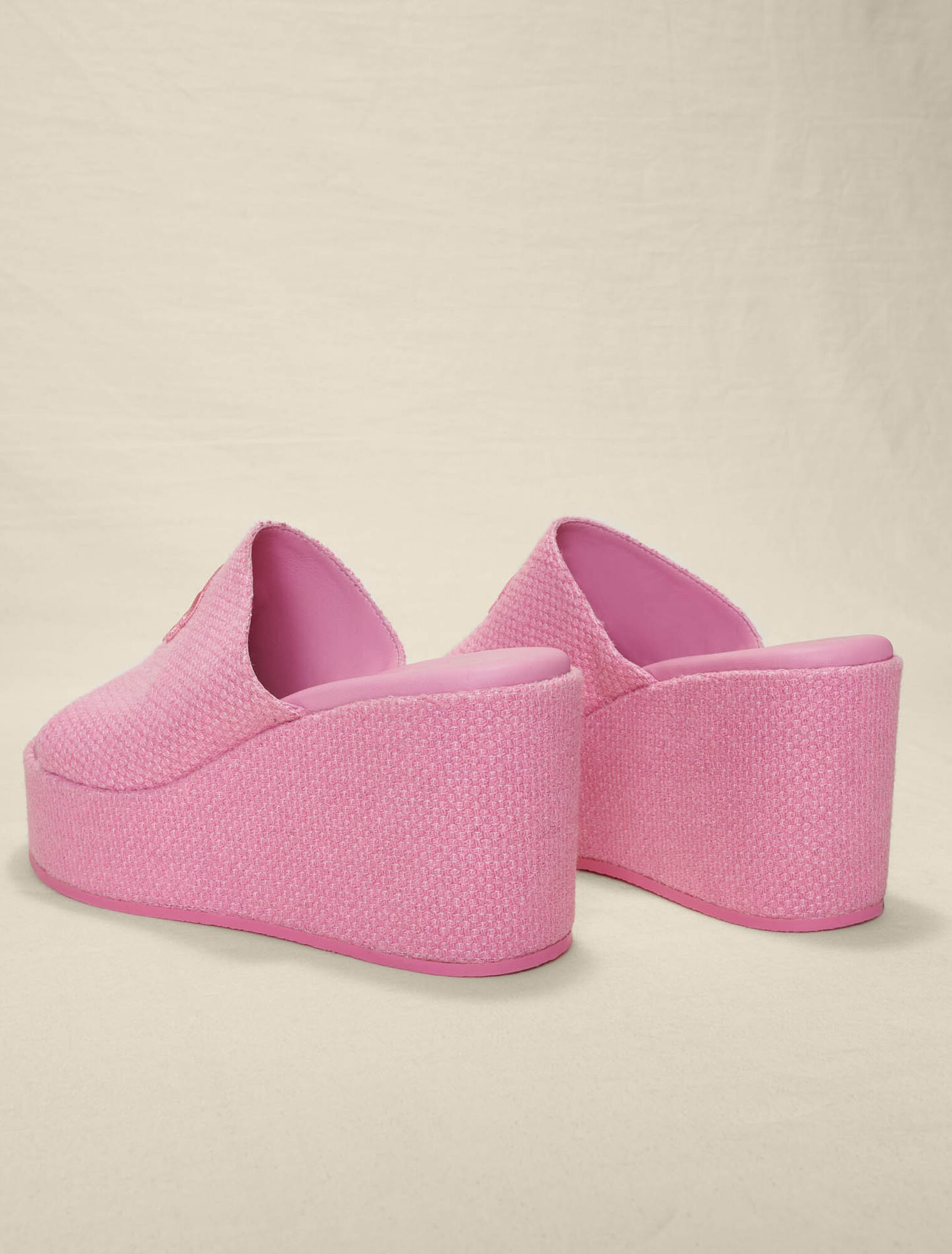 Plateau-Sandalen mit Keilabsatz