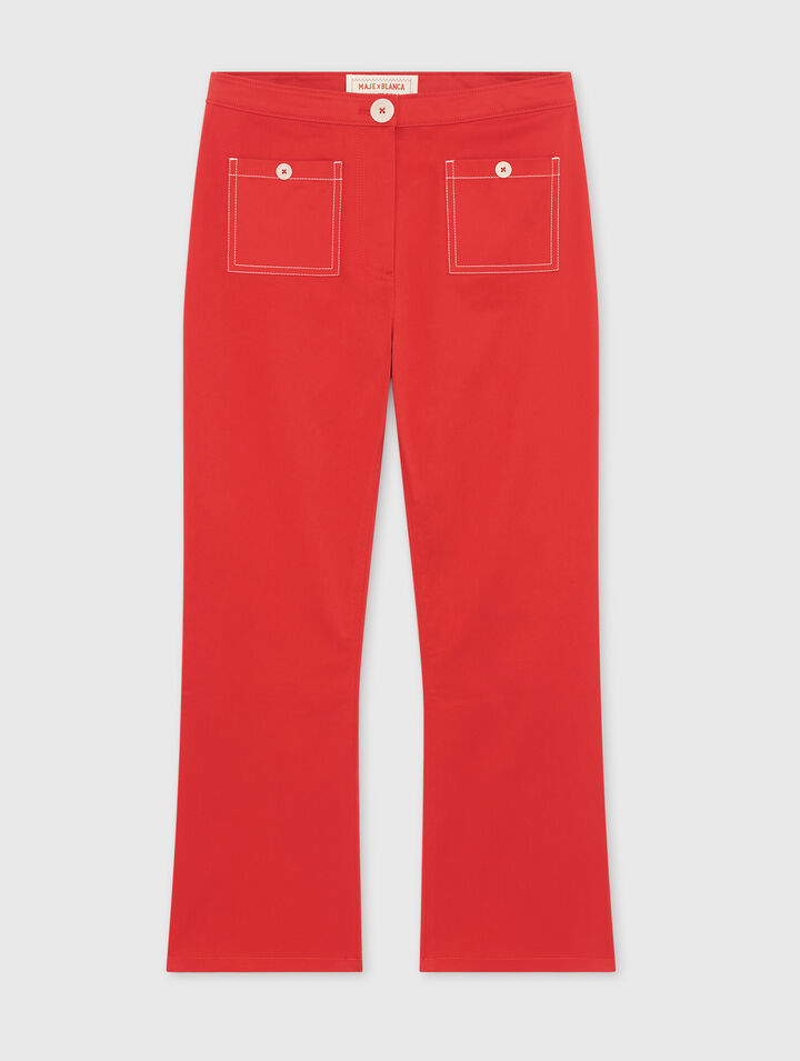 Caprihose aus Baumwolle