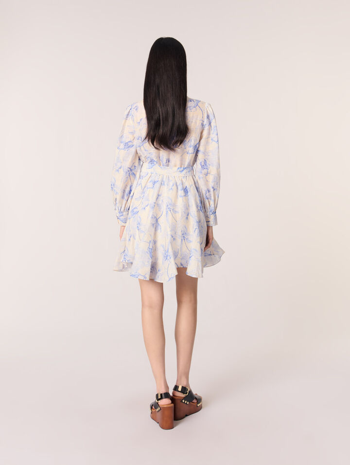 Hemdkleid mit Print